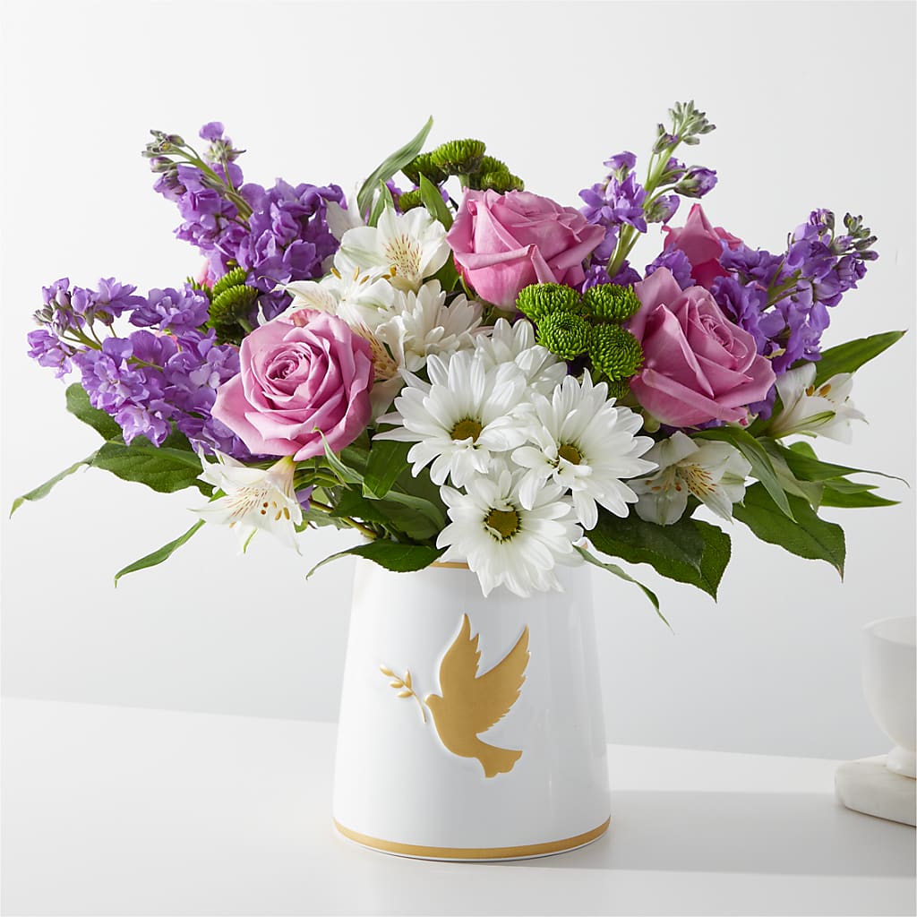 Garden of Peace Bouquet – Ivory Hills Floral Designs, Keeling VA