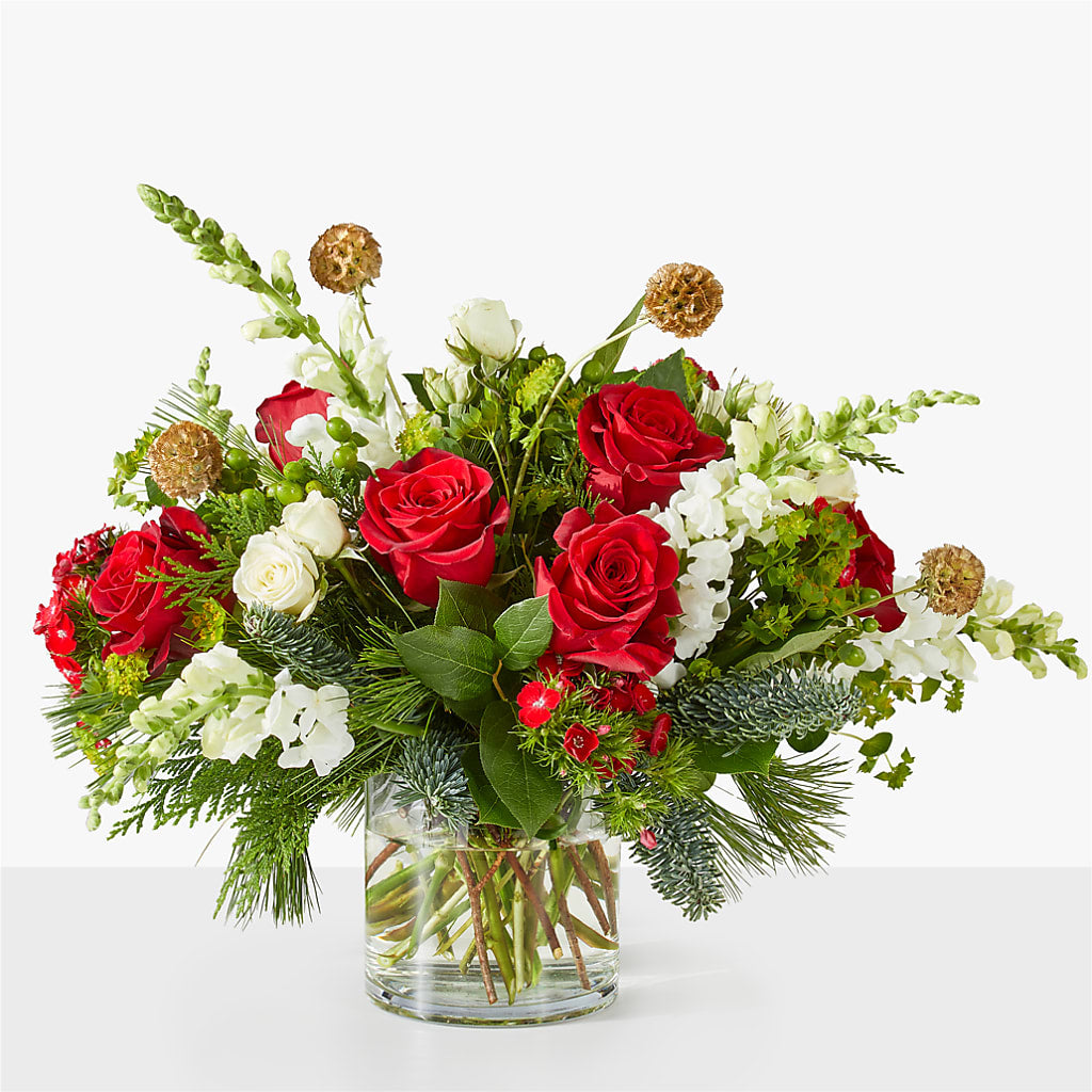 Deck the Halls Bouquet – Ivory Hills Floral Designs, Keeling VA