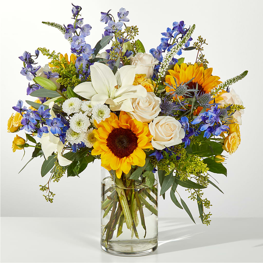 Wonderfully Sunny Bouquet – Ivory Hills Floral Designs, Keeling VA