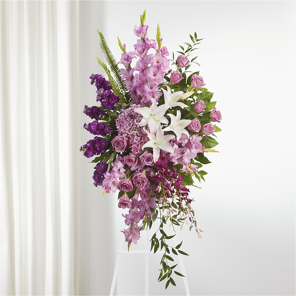 Never Alone Standing Spray –  Ivory Hills Floral Designs, Keeling VA